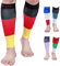 Doc Miller Calf Compression Sleeve 1 Paar 15-20Mmhg Strong Support Staffel Socke Druck Sports Running Recovery Shin Splints Varizen Small BlackRedYellow
