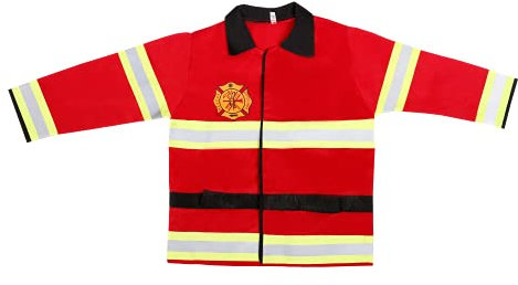 Matissa Kinder Feuerwehrmann Rollenspiel Kostüm und Zubehör Feuerwehr Feuerwehrchef