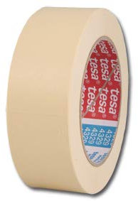 Tesa-Krepp #4329 Naturkautschukkleber pastellgelb 38 mm x 50 m