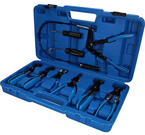 BRILLIANT TOOLS BT521000 Jeu de pinces à collier, 9 pcs [Powered by KS TOOLS]