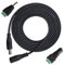 DZYDZR DC 12V Verlängerungskabel 5m 5,5 x 2,1mm Hohlstecker Buchse 22AWG Kupferdraht + 1 Paar 2,1mm DC Stecker Männlich und Weiblich