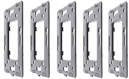 LIVOLO Glas Touch Lichtschalter Funkschalter Steckdosen Wechselschalter uvm in schwarz (5x Metallrahmen für Steckdosen -12)