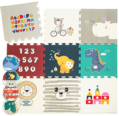 Babify Animals Babymatte, Bedruckt