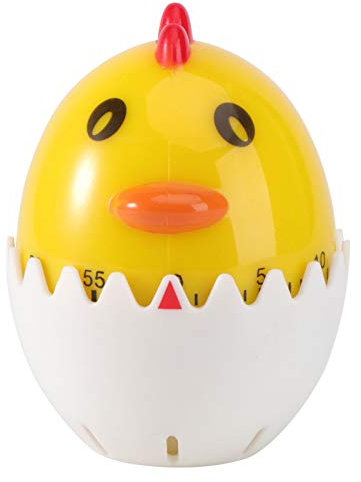 Holibanna 1pc Eggshell Chicken Countdown Timer Creative Kitchen Timer for Cooking and Baking Easy to Use for Boys and Girls and Adults Fun Reminder for Oven and Stove