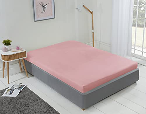 Emma Barclay Lyla Drap-Housse Rose pâle pour lit Simple