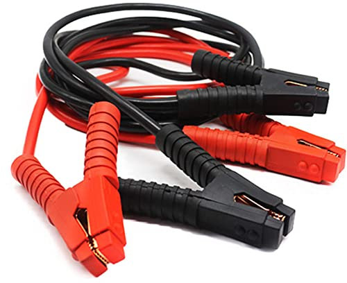 YRHome Überbrückungskabel Starthilfekabel 12V/24V Überspannungsschutz Motorrad LKW Auto (2x4m)