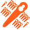 Chuancheng Lot de 100 lames de rechange en plastique pour tondeuse à gazon Stihl PolyCut 2-2 4008 007 1000
