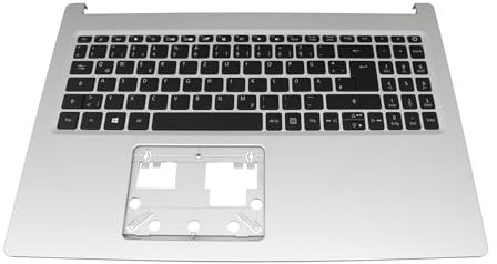 acer 6B.HDGN7.022 Original Tastatur inkl. Topcase DE (deutsch) schwarz/Silber mit Backlight für Aspire 5 (A515-45G), (A515-54), (A515-54G)