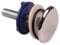 HOME CENTRE Chrome Kitchen Sink Tap Hole Blanking Plug 50mm Metal Plate Stopper Faucet Cover Bathtub Bathroom Leak Proof Easy to Install - No Tools - DIY