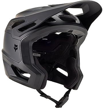 Fox Racing Dropframe Pro Mountain Bike Helmet, Matte Black, Medium