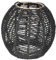 DOITOOL 1stk Lampenschirm Aus Rattanimitat Lampenschirme Für Tischlampen Lichtabdeckung Lampenschirm Rattan Für Pendelleuchten Gewebter Pendelschirm Rattanlampe Korb Aus Rattan Aushöhlen