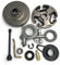 Luxuypon Sostituzione pompa olio linea filtro 3/8-7T frizione tamburo Rim pignone worm Gear Kit compatibile con Husqvarna 362 365 371 372 parti della motosega
