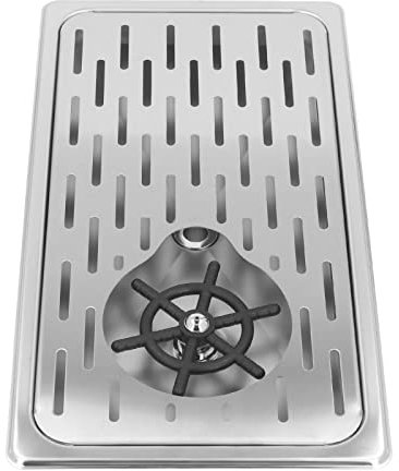 Counter Top Jug Rinser, Rinser Drain and Drip Tray Drain Divert Port G1/2 Water Connection Port for Restaurant