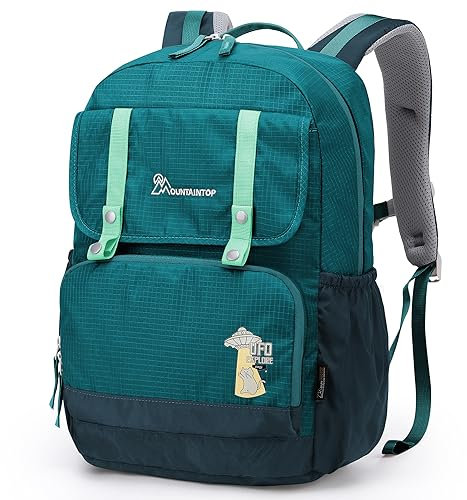 Mountaintop Kinderrucksack für Jungen und Mädchen – Leichter 20L Schulrucksack für Schule, Wanderungen und Ausflüge – Stylischer Wanderrucksack klein