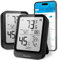 GoveeLife Termómetro higrómetro H5104, 2 unidades, monitor de temperatura ambiente Bluetooth con alerta de aplicación y 2 años de exportación de almacenamiento de fecha, higrómetro digital LCD remoto