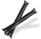 FUN FAN LINE - Packung mit 50 Stück Bam Bam Inflatable Stick Set für fußball Party, musikparty, Geburtstagsfeier. (25 Paare) krachmacher Spiel beifall Luftballons. (Schwarz)