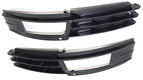 WOHOOD Auto Frontstoßstange Nebelscheinwerfer Lampe Kühlergrill Set Für Audi A6 C6 4F 2009 2020 2011 Auto Zubehör