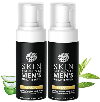 Skin Elements Men's Intimate Wash Combo| Tea Tree Oil | Pack of 2 | 240ml