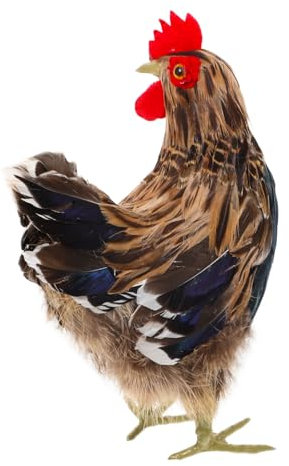 Simulation Huhn Deko Figur Für Garten Künstliche Henne Ornamente Realistisches Huhn Spielzeug Langlebige Gartendeko Für Innen Und Außen Geschenkidee Für Tierliebhaber