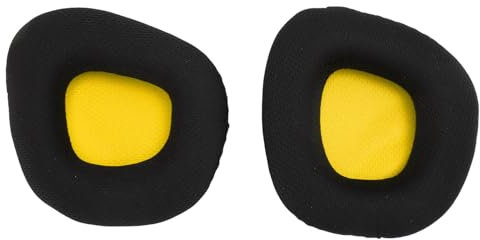 Almohadillas para Auriculares para Corsair, Almohadillas con Aislamiento de Ruido para Void Pro para Void Elite, Reemplazo de Almohadillas de Cuero Proteico de Malla Transpirable