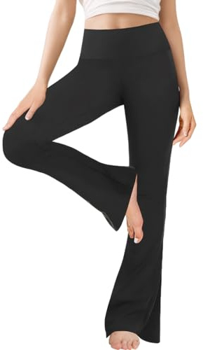 Zilams Pantalon de Yoga Bootcut Femmes Legging de Sport évasé Pantalon de Loisirs Taille Haute Extensible Jogging Pantalon d'entraînement pour Fitness Sport Gym Exercice
