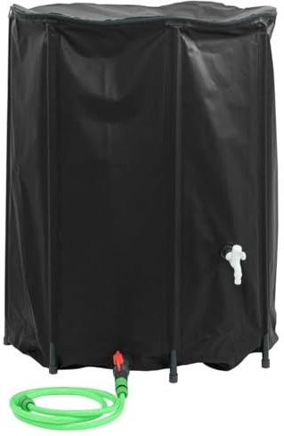 vidaXL Serbatoio Acqua con Rubinetto Pieghevole 750 L in PVC