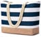 oscaurt Strandtasche Tote Bag Shopper Einkaufstasche Handtasche Damen Gross Arbeitstasche Faltbare Reisetasche Wasserdicht Business Taschen Travel Essentials