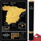 Grande Mapa de España Para Rascar - Mapa Para Marcar Viajes de España - Scratch off Spain Map - Scratchable Spain Poster