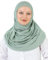 Prien Chic Hijab für Damen, Muslim Kopftuch Untertuch Set, Lange Kopftücher Kleid Frauen, Schal Für Gebetskleidung Abaya, Muslimische Kleider Für Ramadan Hajj (Hellgrün)