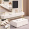 XDXINY TV-Medienkonsole, Schwimmender TV-Schrank, Groß, Wandmontiert, Mehrere Aufbewahrungsfächer, Geeignet für Wohnzimmer, Schlafzimmer usw. (Weiß, 260 x 20 x 24 cm)