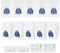 DLAIMI 10 PCS Vacuum Cleaner Bag compatible with Miele GN,3D Efficiency GN Complete C3/C2, Classic C1,S400i-S456i,S8,S5,S2 Series,Hoover Bags with Motor Protection Filters and AirClean Filter
