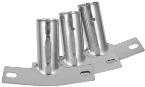 Beavorty Replacement Broom Head Connector Kit Push Broom Handle Adapter Hard Brush