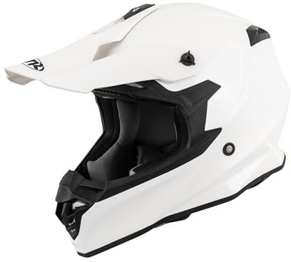 MTR X6B Evo Motocross Helm, ECE 22.06 Geprüfter Motorradhelm, Crosshelm ohne Visier, Cross Helm Motorrad mit Belüftung & Entlüftung, Downhill Helm Geeignet als Fullface Helm MTB, XXL