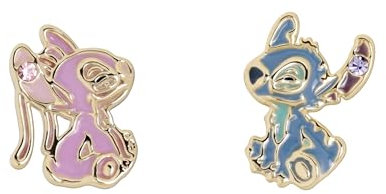 Pendientes de tuerca de Stitch & Angel Mismatch, talla única, Latón/base, Sin piedra preciosa