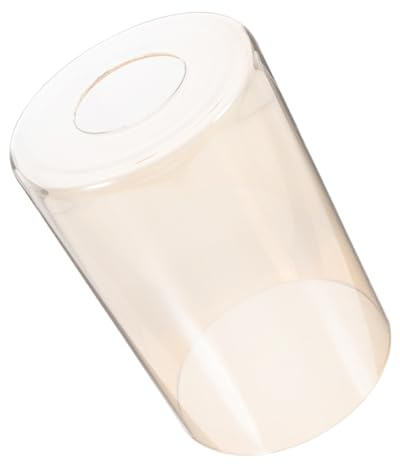 MAGICLULU Abat-jour Verre Couleur Thé Ambré Abat-jour Cylindrique Verre Soufflé Main pour Suspension Décorative