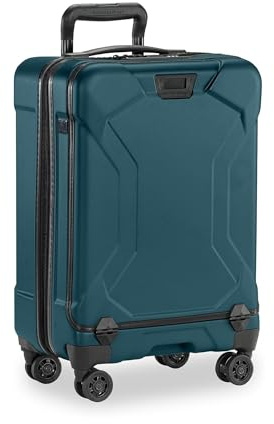Briggs & Riley Torq 2.0 Hardside Domestic Carry-On 4 Wheel Spinner Suitcase, 56cm, 44.9L, Ocean