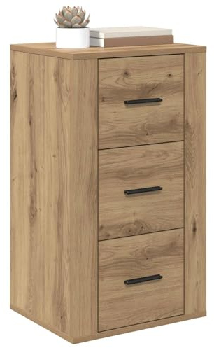 vidaXL Sideboard Artisan Oak 40 x 33 x 70 cm Engineered wood, Elegant Sideboard, Ample Storage, Efficient Furniture, Modern Rectangular Design, Dining Room Organizer, Wood Unit
