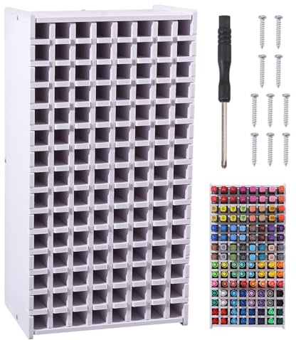 GLOBLELAND Soporte de almacenamiento para 120 rotuladores, suministros de artista, lápices de pintura, pinceles, lápices de acuarela, estantería de escritorio
