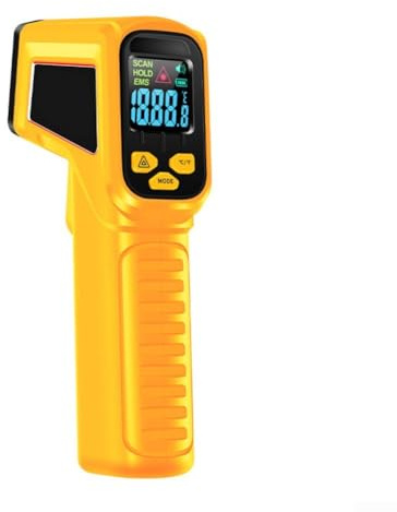 Infrarot-Thermometer, -50 ℃ bis 800 ℃, wiederaufladbarer Farbbildschirm mit Sprach-USB-C-Ladung für industrielle Küche, Automobil