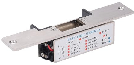 Eacam Elektrischer Türöffner, Sicheres Zugangskontrollsystem, 12 V, Metall- und Holztüren