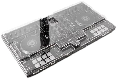 Decksaver Cover for Denon MC-7000 - Super-Durable Polycarbonate Protective lid in Smoked Clear Colour, Made in The UK - The DJs' Choice for Unbeatable Protection