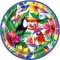Palm Tropical Luau Dinner Plates (22cm) - Perfect for Parties & Events -8ct
