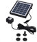 TOPINCN Bomba Agua Solar Kit 1.5W Miniatura Sin Cepillo Acuario Fuente Estanque Bomba Agua Sumergible Solar