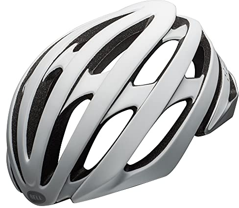 Bell Unisex's Stratus MIPS Road Helmet, Matt/Gloss White/Silver, L 58-62cm