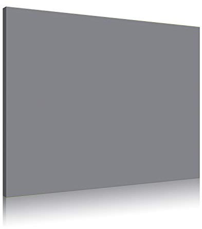 Akustikbild AbsorPic Stoff Premium Breitband Schall Absorber verbessert die Raumakustik | Viele Größen und Farben | Akustikbild 50 x 50 x 5cm - Farbe Grau | Made in GERMANY, Köln