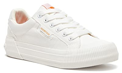 Rocket Dog Women's CHEERYCN-199 Sneaker, White, 4 UK