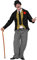 W WIDMANN MILANO Party Fashion - Costume Charlie, comique, acteur, star, costumes de carnaval