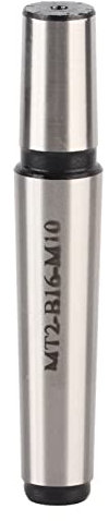 Mandrino per trapano cono morse, MT2-B16-M10 Morse adattatore conico albero di collegamento asta tornio gambo per mandrino, 0,003 Precisione