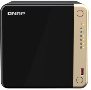 QNAP TS-464-4G/24TB 4 Bay Desktop NAS Unit with Toshiba N300 Drives
