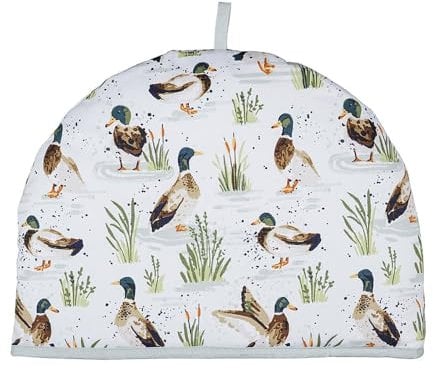 Ulster Weavers - Duck Tea Cosy (35 x 35cm) - 100% Cotton - Teapot Warmer with Ducks - Duck Tea Cozy/Ducks Tea Cosy - Duck Gifts - Duck Kitchen Accessories - Farm Animal Tea Cosy - Mallard Duck